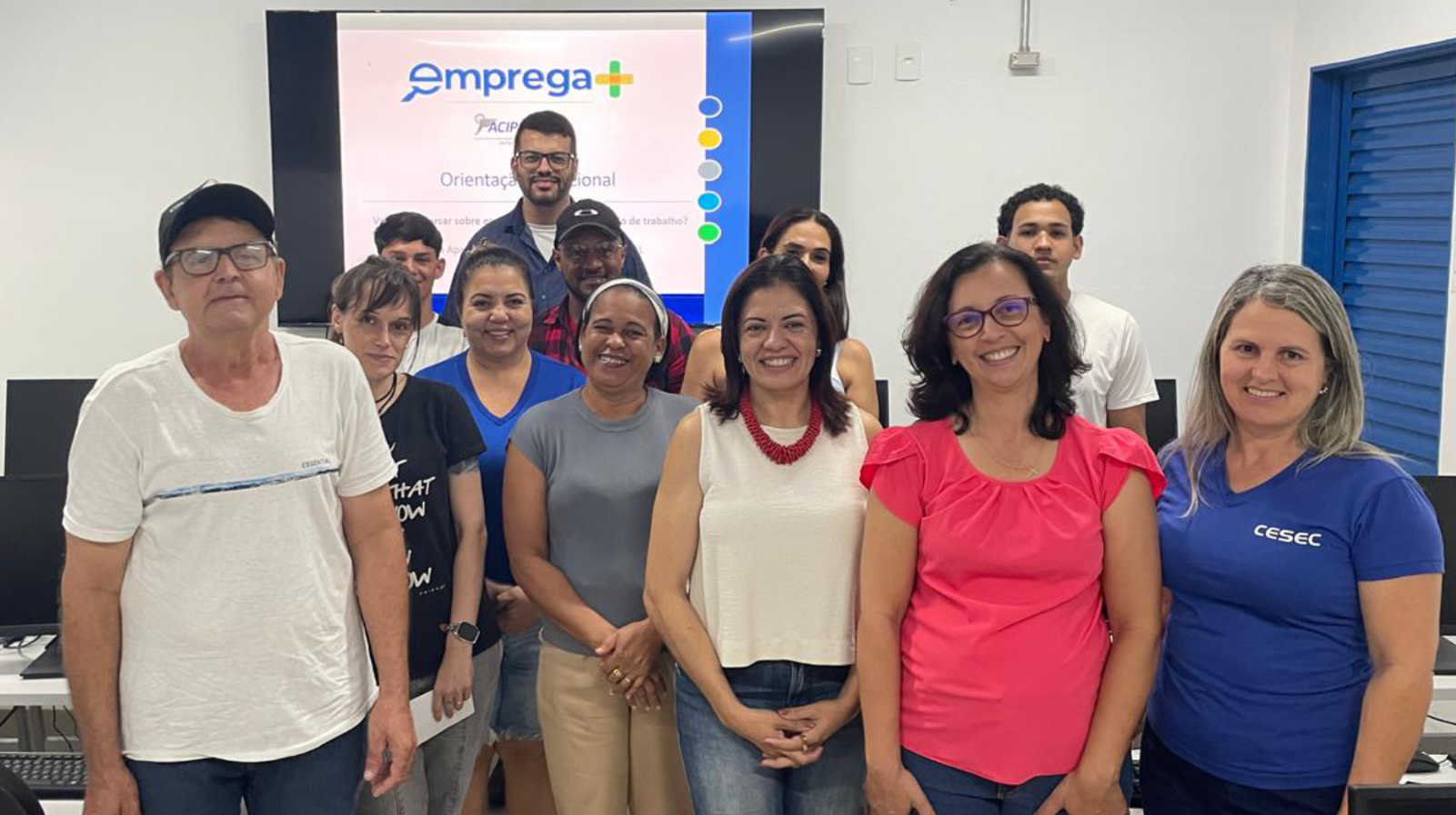 Emprega+ das ACIP/CDL leva orientação sobre mercado de trabalho a alunos do CESEC em Patrocínio